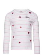 Kids Only Kmgkita Reg L/S Heart Slit Top Box Vit