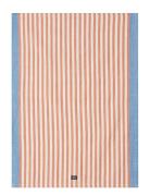 Lexington Home Striped Cotton/Linen Kitchen Towel Orange