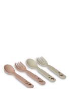 Nuuroo Carl Pla Cutlery Set 4-Pack Multi/patterned