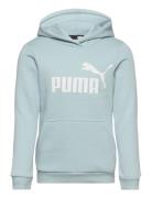 PUMA Ess Logo Hoodie Fl G Blå