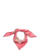 Lauren Ralph Lauren Margot Floral Silk Square Scarf Rosa