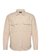 Mads Nørgaard Dyed Canvas Skyler Shirt Beige