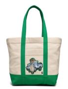 Polo Ralph Lauren Canvas Medium Polo Bear Tote Multi/patterned