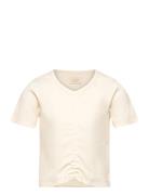 Creamie T-Shirt Ss Rib Vit