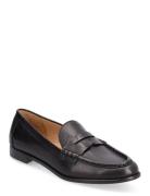 Lauren Ralph Lauren Burnished Calf-Wynnie-Fl-Lfr Svart