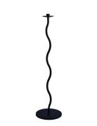 Cooee Design Curved Candleholder 85Cm Svart