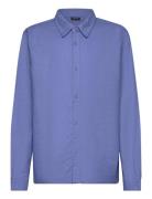 LMTD Nlfhill Ls Shirt Blå