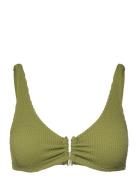 Lindex Swim Bra Adelle Crepe Grön