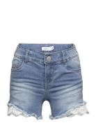 Name It Nkfsalli Slim Dnm Shorts 5372-Ha Noos Blå