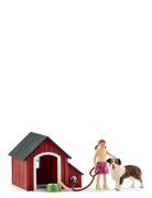 Schleich Dog Kennel Toys Playsets & Action Figures Play Sets Multi/pat...