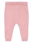 Mango Knit Trousers Rosa