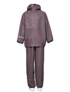 CeLaVi Basic Rainwear Set -Recycle Pu Lila