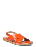 ANGULUS Sandals - Flat - Open Toe - Op Korall