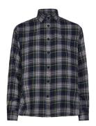 Polo Ralph Lauren Relaxed Fit Plaid Cotton Twill Shirt Marinblå