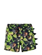 Name It Nmmmaz Gigantosaurus Long Swimshorts Vde Multi/patterned