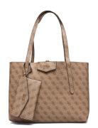 GUESS Eco Brenton Tote Brun