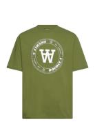 Double A By Wood Wood Wwasa Tirewall T-Shirt Gots Grön