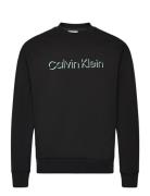 Calvin Klein Shadow Embossed Logo Sweatshirt Svart