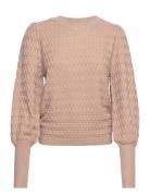 ONLY Onlfaye L/S Puffsleeve Pullover Cc Knt Beige