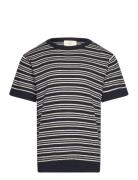 Copenhagen Colors Lt. Knitted T-Shirt Ss Svart