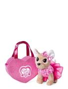 Simba Leksaker Chichi Love Plush With Heart Shaped Bag Multi/patterned