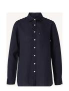 Lexington Clothing Isa Linen Shirt Blå