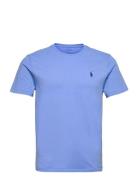 Polo Ralph Lauren Custom Slim Fit Jersey Crewneck T-Shirt Blå