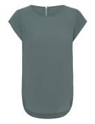 ONLY Onlvic S/S Solid Top Noos Wvn Grön