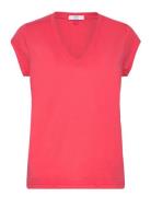 Coster Copenhagen Cc Heart Basic V-Neck T-Shirt Rosa