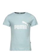 PUMA Ess Logo Tee G Blå