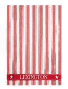 Lexington Home Icons Cotton Twill Waffle Striped Kitchen Towel Röd