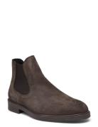 Selected Homme Slhblake Suede Chelsea Boot Noos Brun