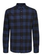 ONLY & SONS Onsgudmund Ls Checked Shirt Blå