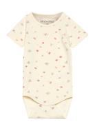 Minymo Body Ss - Bamboo Multi/patterned