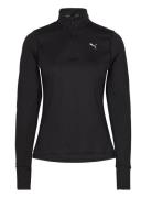 PUMA Run Favorite 1/4 Zip W Svart