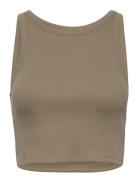 Gestuz Drewgz Cropped Top Beige