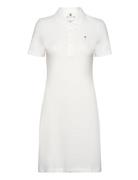 Tommy Hilfiger 1985 Slim Pique Polo Dress Ss Vit