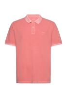 GANT Sunfaded Pique Ss Rugger Rosa