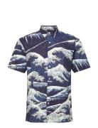 Superdry Vintage Hawaiian S/S Shirt Marinblå