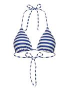 Rosemunde Triangle Bikini Top Blå