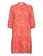 Noella Imogene Sh. Dress Korall