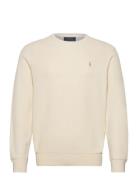 Polo Ralph Lauren Textured Cotton Crewneck Sweater Kräm