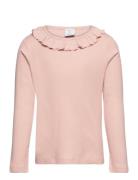 Lindex Top Drop Needle Frill Collar Rosa