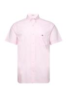 GANT Reg Classic Poplin Ss Shirt Rosa