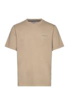 Superdry Overdyed Logo Loose Tee Beige