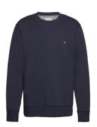 GANT Reg Shield C-Neck Sweat Marinblå