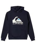 Quiksilver Big Logo Hoodie Youth Marinblå