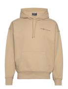 Polo Ralph Lauren Relaxed Fit Logo Fleece Hoodie Beige