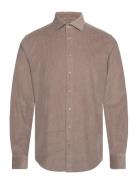 Bruun & Stengade Bs Nicklaus Casual Slim Fit Shirt Beige