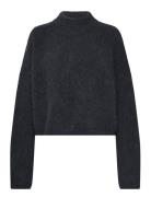 Hope Boxy Alpaca Sweater Svart